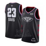 Camiseta All Star 2019 New Orleans Pelicans Anthony Davis NO 23 Negro