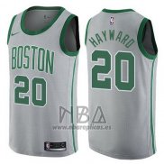 Camiseta Boston Celtics Jaylen Gordon NO 20 Hayward Ciudad 2017-18 Gris