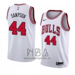 Camiseta Chicago Bulls Brandon Sampson NO 44 Association 2018 Blanco