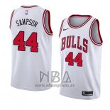 Camiseta Chicago Bulls Brandon Sampson NO 44 Association 2018 Blanco
