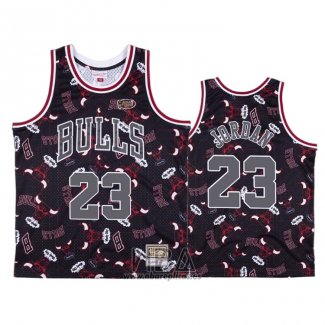 Camiseta Chicago Bulls Michael Jordan NO 23 Hardwood Classics Tear Up Pack Rojo