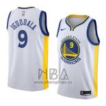 Camiseta Golden State Warriors Andre Iguodala NO 9 Association 2018 Blanco