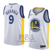 Camiseta Golden State Warriors Andre Iguodala NO 9 Association 2018 Blanco