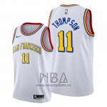 Camiseta Golden State Warriors Klay Thompson NO 11 Classic Edition Blanco