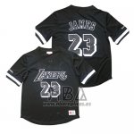Camiseta Manga Corta Los Angeles Lakers Lebron James NO 23 Negro