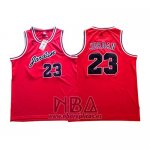 Camiseta Michael Jordan NO 23 Rojo Negro