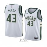 Camiseta Milwaukee Bucks Brandon Mccoy NO 43 Association 2018 Blanco