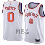 Camiseta Phoenix Suns Marquese Chriss NO 0 Hardwood Classic 2018 Blanco