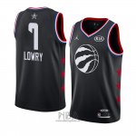 Camiseta All Star 2019 Toronto Raptors Kyle Lowry NO 7 Negro