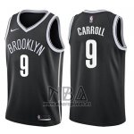 Camiseta Brooklyn Nets Demarre Carroll NO 9 Icon 2017-18 Negro