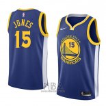 Camiseta Golden State Warriors Damian Jones NO 15 Icon 2018 Azul