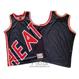 Camiseta Miami Heat Mitchell & Ness Big Face Azul