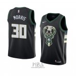 Camiseta Milwaukee Bucks Jaylen Morris NO 30 Statement 2018 Negro