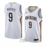 Camiseta New Orleans Pelicans Darius Morris NO 9 Association 2018 Blanco