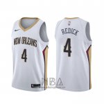 Camiseta New Orleans Pelicans J.j. Redick NO 4 Association Blanco