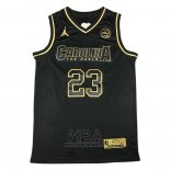Camiseta North Carolina Tar Heels Michael Jordan NO 23 Negro