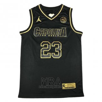 Camiseta North Carolina Tar Heels Michael Jordan NO 23 Negro