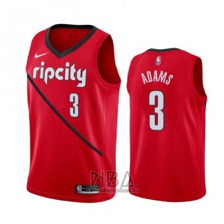 Camiseta Portland Trail Blazers Jaylen Adams NO 3 Earned 2020 Rojo