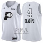 Camiseta All Star 2018 Indiana Pacers Victor Oladipo NO 4 Blanco