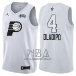 Camiseta All Star 2018 Indiana Pacers Victor Oladipo NO 4 Blanco