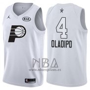 Camiseta All Star 2018 Indiana Pacers Victor Oladipo NO 4 Blanco