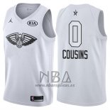 Camiseta All Star 2018 New Orleans Pelicans Demarcus Cousins NO 0 Blanco