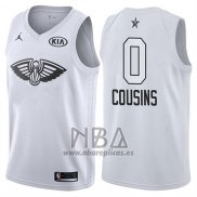 Camiseta All Star 2018 New Orleans Pelicans Demarcus Cousins NO 0 Blanco