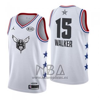Camiseta All Star 2019 Charlotte Hornets Kemba Walker NO 15 Blanco