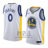 Camiseta Golden State Warriors Demarcus Cousins NO 0 Association 2018-19 Blanco