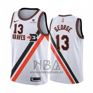 Camiseta Los Angeles Clippers Paul George NO 13 Classic 2019-20 Blanco