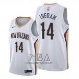 Camiseta New Orleans Pelicans Brandon Ingram NO 14 Association Blanco