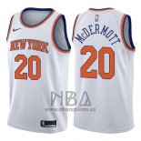 Camiseta New York Knicks Doug McDermott NO 20 Association 2017-18 Blanco