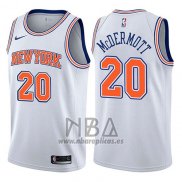 Camiseta New York Knicks Doug McDermott NO 20 Statement 2017-18 Blanco