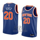 Camiseta New York Knicks Kevin Knox NO 20 Icon 2018 Azul