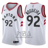 Camiseta Toronto Raptors Lucas Nogueira NO 92 Association 2017-18 Blanco