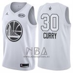 Camiseta All Star 2018 Golden State Warriors Stephen Curry NO 30 Blanco