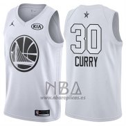 Camiseta All Star 2018 Golden State Warriors Stephen Curry NO 30 Blanco