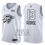 Camiseta All Star 2018 Oklahoma City Thunder Paul George NO 13 Blanco