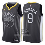 Camiseta Golden State Warriors Andre Iguodala NO 9 Statement 2017-18 Negro