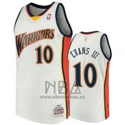 Camiseta Golden State Warriors Tim Hardaway NO 10 2009-10 Hardwood Classics Blanco