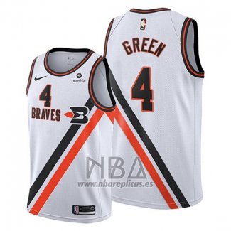 Camiseta Los Angeles Clippers Jamychal Green NO 4 Classic Edition 2019-20 Blanco