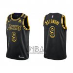 Camiseta Los Angeles Lakers Kent Bazemore NO 9 Mamba 2021-22 Negro