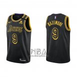 Camiseta Los Angeles Lakers Kent Bazemore NO 9 Mamba 2021-22 Negro