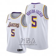 Camiseta Los Angeles Lakers Talen Horton-Tucker NO 5 Association 2019-20 Blanco