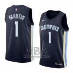 Camiseta Memphis Grizzlies Jarell Martin NO 1 Icon 2018 Azul