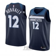 Camiseta Minnesota Timberwolves James Nunnally NO 12 Icon 2018 Azul