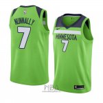 Camiseta Minnesota Timberwolves James Nunnally NO 7 Statement 2018 Verde