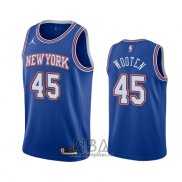 Camiseta New York Knicks Kenny Wooten NO 45 Statement 2020-21 Azul