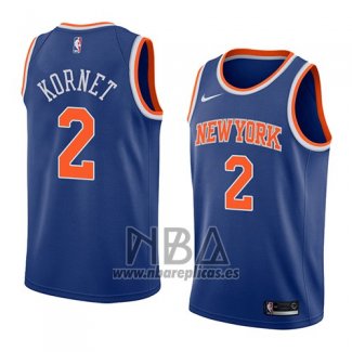 Camiseta New York Knicks Luke Kornet NO 2 Icon 2018 Azul