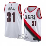 Camiseta Portland Trail Blazers Seth Curry NO 31 Association 2018 Blanco